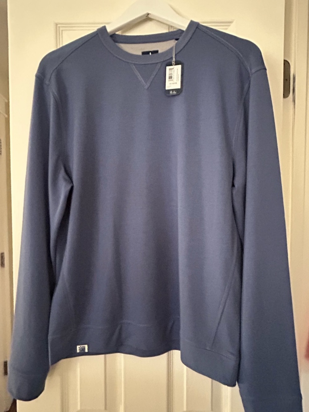 johnnie-O Men's Slate Blue Crewneck Sweater